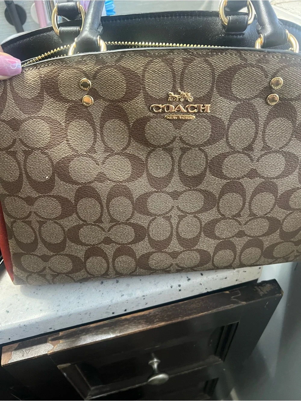 Coach handbag no strap - Picture 1 of 6